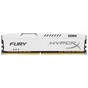 Модуль пам'яті для комп'ютера DDR4 8GB 2400 MHz HyperX Fury White Kingston Fury (ex.HyperX) (HX424C15FW2/8) - зменшене зображення 1