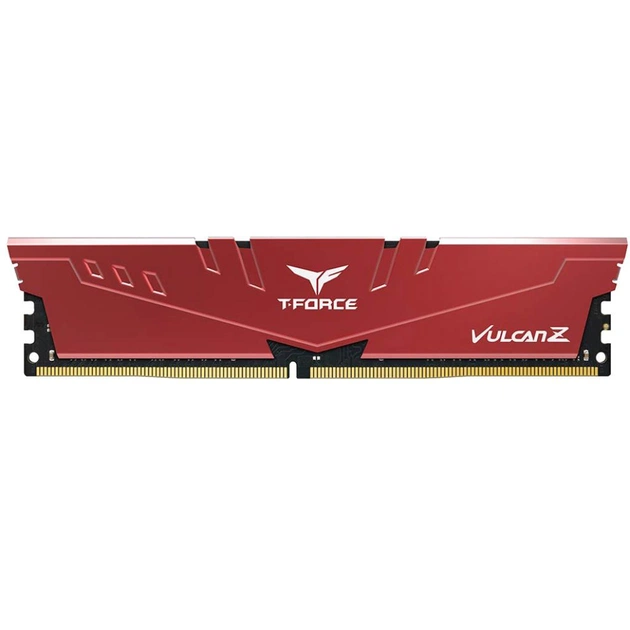 Модуль памяти для компьютера DDR4 8GB 3200 MHz T-Force Vulcan Z Red Team (TLZRD48G3200HC16C01) - изображение 1