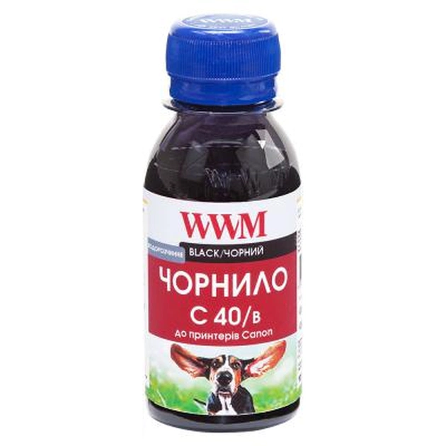 Чернила WWM Canon PG-40Bk/PG-50Bk/PGI-5Bk Black 100г (C40/B-2) - изображение 1