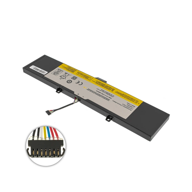 Акумулятор до ноутбука Lenovo IdeaPad Y50-70 L13M4P02, 7400mAh (62Wh), 2cell, 7.7V, Li-ion AlSoft (A71029) - зображення 1