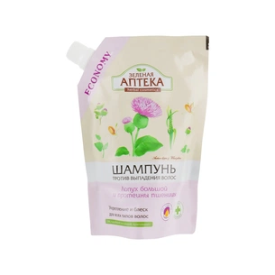 Шампунь Зелена Аптека Лопух великий та протеїни пшениці дой-пак 200 мл (4823015924095) зображення 1