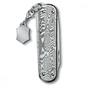 Ніж Victorinox Classic SD Brilliant Damast + брелок-лого (0.6221.34) - зменшене зображення 4