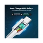 Дата кабель USB-C to USB-C 0.5m 3A 60W US264 white Ugreen (60517) - зменшене зображення 6