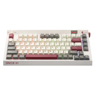 Клавіатура Thunderobot ONCE81 Tri-mode Fire Switch UA Gray (6974511793598) зображення 1