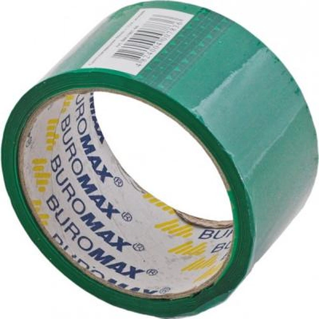 Скотч Buromax Packing tape 48мм x 35м х 43мкм, green (BM.7007-04) - picture 1