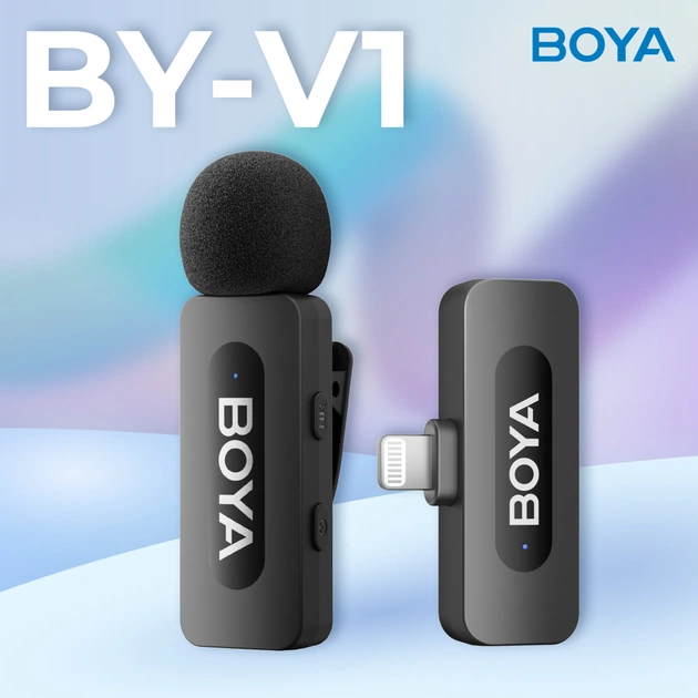 Мікрофон Boya BY-V1 Lightning Black (BY-V1) - зображення 6
