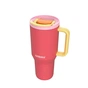 Термокружка Kambukka Rio Pink Papaya 950 мл Коралова з жовтим (11-08002) - зменшене зображення 2