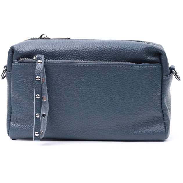 Сумка Vintage Женская кожаная Синяя (22652) - изображение 5