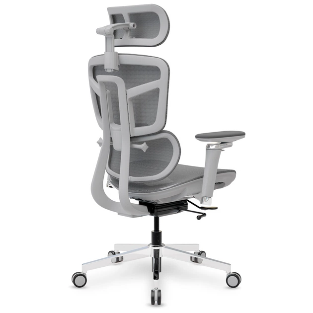 Офісне крісло Mealux S4 Air Grey (HF-S4 M/G) - зображення 3