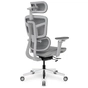 Офісне крісло Mealux S4 Air Grey (HF-S4 M/G) - зменшене зображення 3