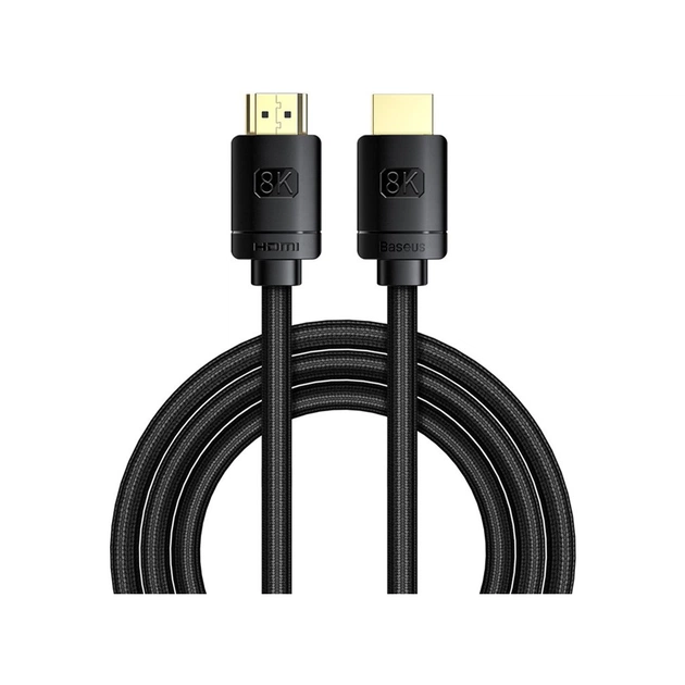 Кабель мультимедійний HDMI to HDMI 2.0m V2.1 Baseus (CAKGQ-K01) - зображення 1