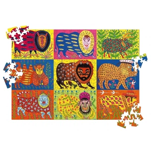 Пазл деревянный UkrainianPuzzles Звери Примаченко изображение 1