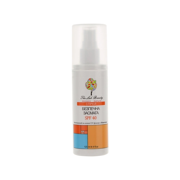 Засіб від засмаги Green Pharm Cosmetic Спрей Безпечна засмага SPF-40 120 мл (4820182111099) - зображення 1