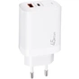 Зарядное устройство XoKo 1xUSB-C PD45W + 1xUSB QC3.0 GaN white (XK-QC-450) - уменьшенное изображение 5