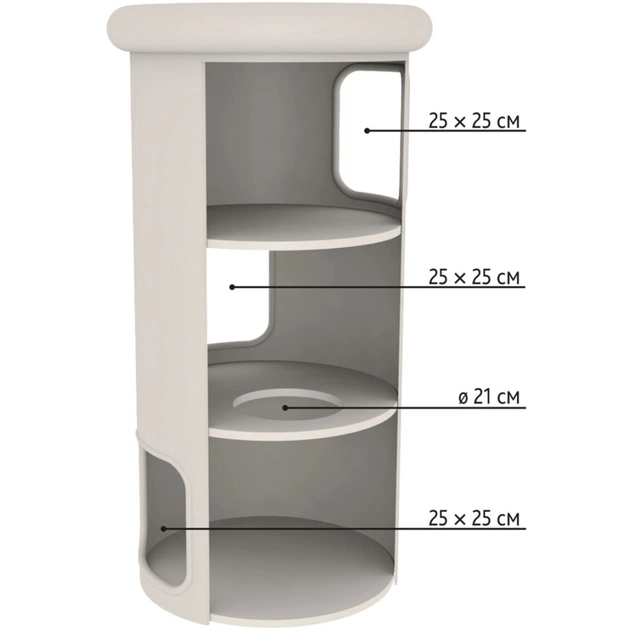 Дряпка (кігтеточка) для котів Trixie Harvey 50х118 см сіра (4011905447087) - picture 7