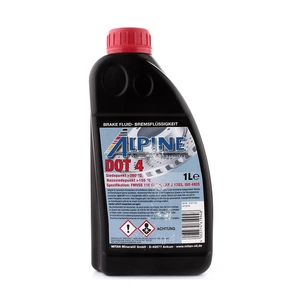 Гальмівна рідина Alpine Brake Fluid DOT 4 1л (1107-1) зображення 1