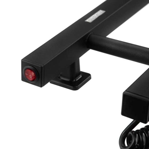 Сушарка для рушників Ardesto Elina Eco, 160х1000мм, чорний муар (12-268050-0110) - зображення 5