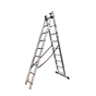 Драбина GTM 3-секції, розкладна, 3*9сх. 2,45-5,69м (KME309) - зменшене зображення 2