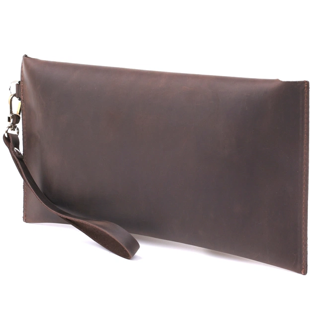 Косметичка Shvigel Шкіряна вінтажна тревел Коричнева (16428) - зображення 2