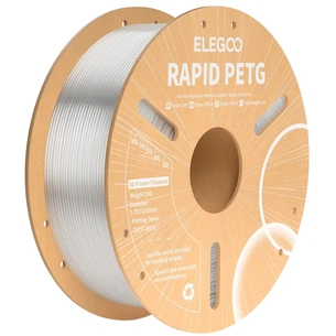 Пластик для 3D-принтера ELEGOO Rapid PETG 1кг, 1.75мм, transparent (50.203.0315) зображення 1