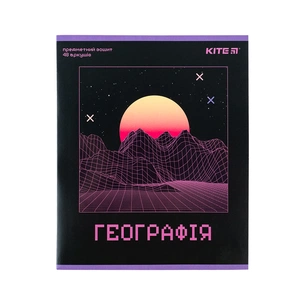 Зошит Kite предметний Neo 48 аркушів, географія клітинка (K24-240-13) зображення 1