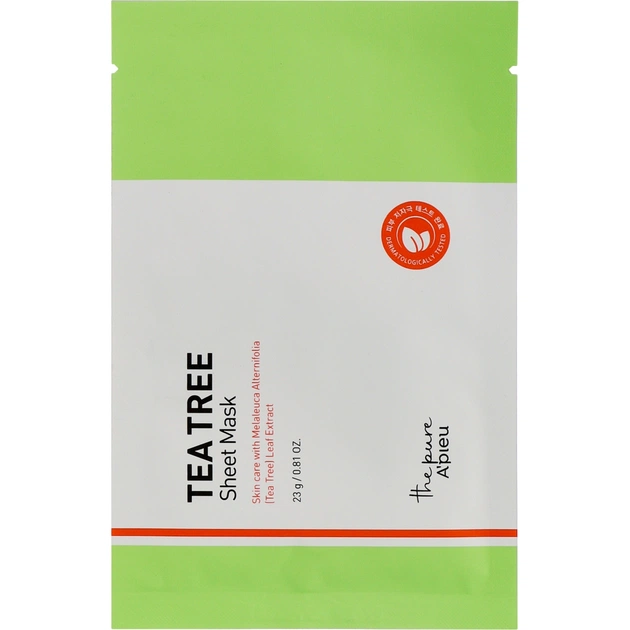 Маска для обличчя A'pieu Тканинна The Pure Tea Tree Sheet Mask (8809747954230) - picture 1