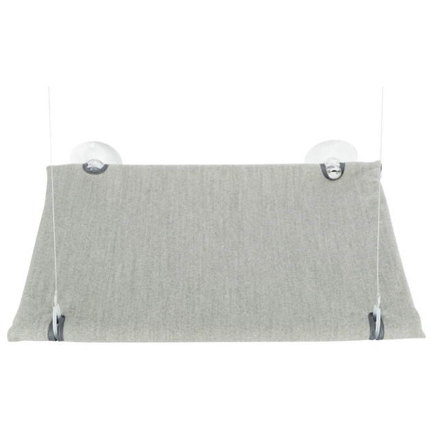 Лежак для животных Trixie для окна с креплениями 50х30 см серый (4011905432090) - изображение 5