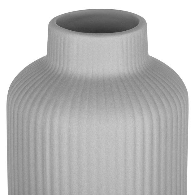Ваза Ardesto Liguria, 8х22.7см, порцеляна, сірий (AR3803G) - picture 3