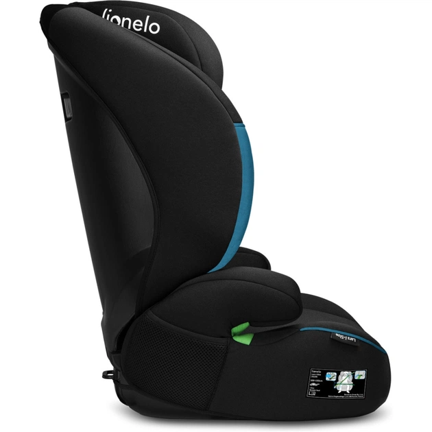 Автокресло Lionelo Lars I-Size 15-36 кг Green Turquoise (LO-LARS I-SIZE GREEN TURQUOISE) - изображение 6