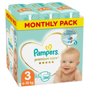 Підгузки Pampers Premium Care Midi Розмір 3 (6-10кг), 204 шт (8001090379498) зображення 1