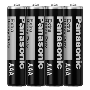 Батарейка AAA (R3) Extra Heavy Duty угольно-цинковая 4pcs Shrink Panasonic (R03NP/4S) изображение 1