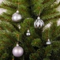 Ялинкова іграшка Chomik пластикові кульки компл. 44шт, 3/6см, срібні (5900779877726_1) - preview 3