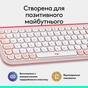 Клавiатура бездротова Logitech Pop Icon Keys Rose (920-013073) - зменшене зображення 12