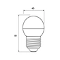 Лампочка Eurolamp LED ECO серия "P" G45 7W 700Lm E27 4000K (LED-G45-07274(P)) - зменшене зображення 3