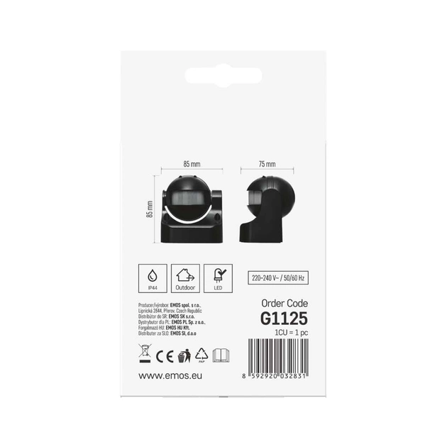 Датчик руху EMOS G1125 - picture 8