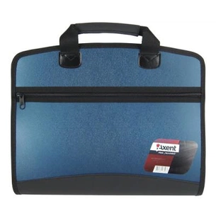Папка - портфель Axent А4, 4 compartments, blue metallic (1621-12-А) зображення 1