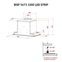 Витяжка кухонна Perfelli BISP 5673 WH 1000 LED Strip - зменшене зображення 11
