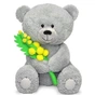 М'яка іграшка Lava Ведмежа Масік з мімозою 17 см з музикою (LA8546P) - зменшене зображення 1