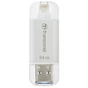 USB флеш накопичувач Transcend 64GB JetDrive Go 300 Silver USB 3.1 (TS64GJDG300S) - зменшене зображення 1