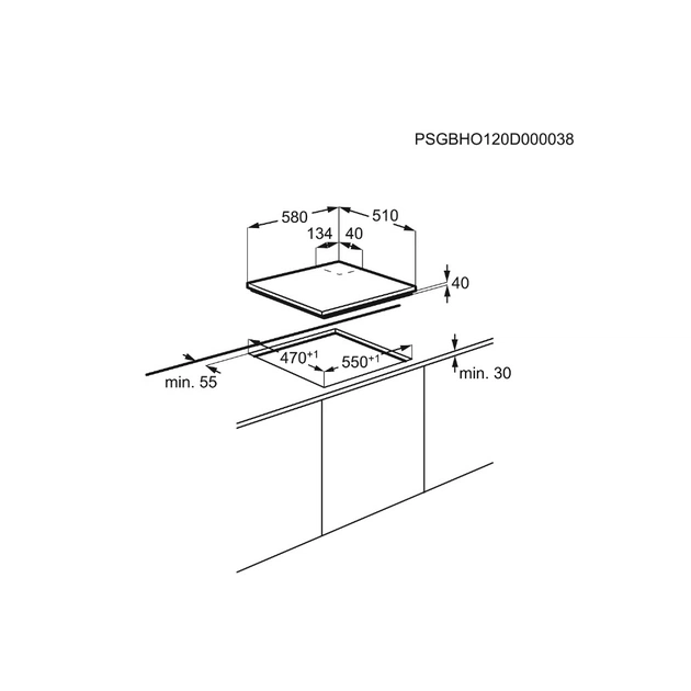 Варочна поверхня Electrolux EGE 6182 NOK (EGE6182NOK) - picture 5