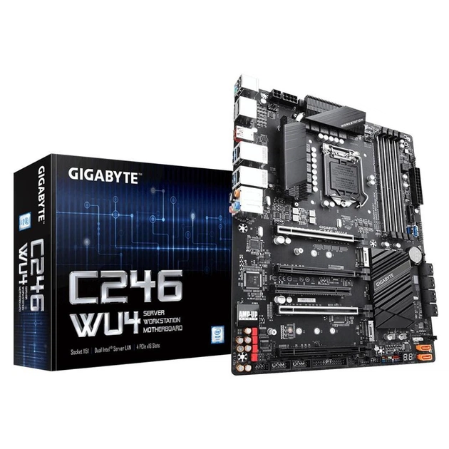 Серверна материнська плата GIGABYTE C246-WU4 - зображення 1