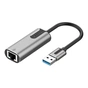 Перехідник USB 3.0 to Ethernet RJ45 1000Mb Aluminum black Vention (CEWHB) - уменьшенное изображение 1
