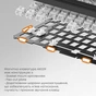 Клавіатура Ajazz AK029 Ice Island Magnetic Switch USB UA White/Blue (AK029-I-WB) - зменшене зображення 12