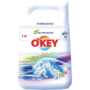 Пральний порошок O'KEY Гірська свіжість 3 кг (4820049381894) зображення 1