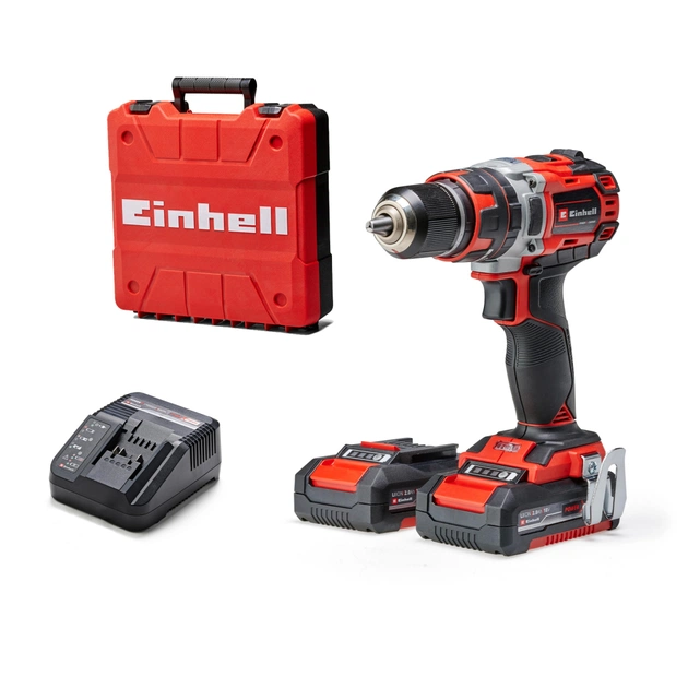 Шуруповерт Einhell TP-CD 18/50 Li-i BL PXC 18V, 2х2Ah, 50Нм, кейс (4513940) - зображення 1