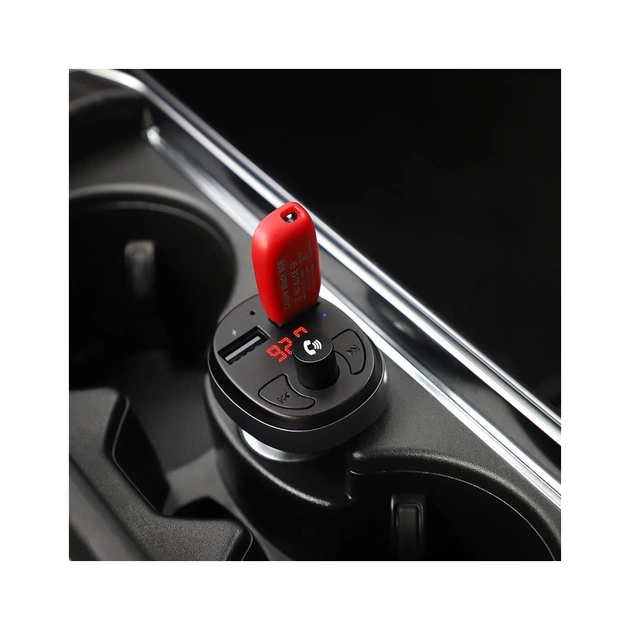 FM модулятор HOCO E41, Black, Box (E41) - picture 4