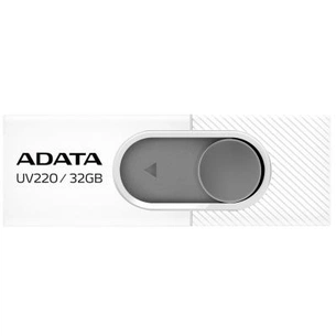 USB флеш накопичувач ADATA 32GB UV220 White/Gray USB 2.0 (AUV220-32G-RWHGY) зображення 1