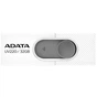 USB флеш накопичувач ADATA 32GB UV220 White/Gray USB 2.0 (AUV220-32G-RWHGY) - зменшене зображення 1
