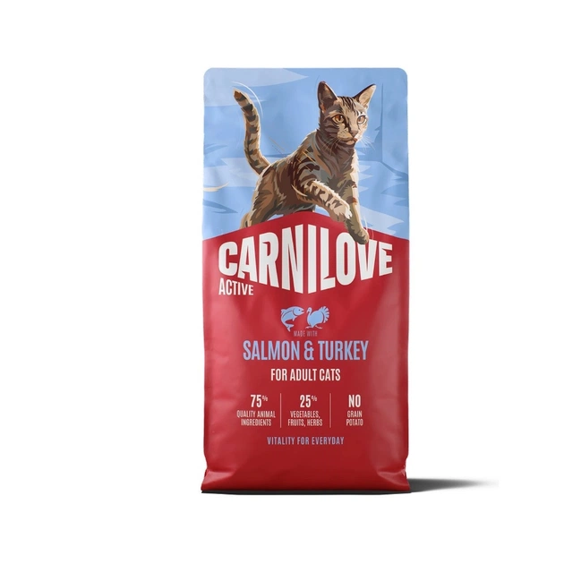 Сухий корм для кішок Carnilove Active Salmon & Turkey 6 кг (8595602581610) - зображення 1