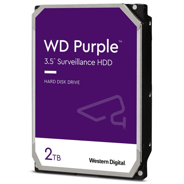 Жорсткий диск 3.5" 2TB WD (WD22PURZ) - изображение 1
